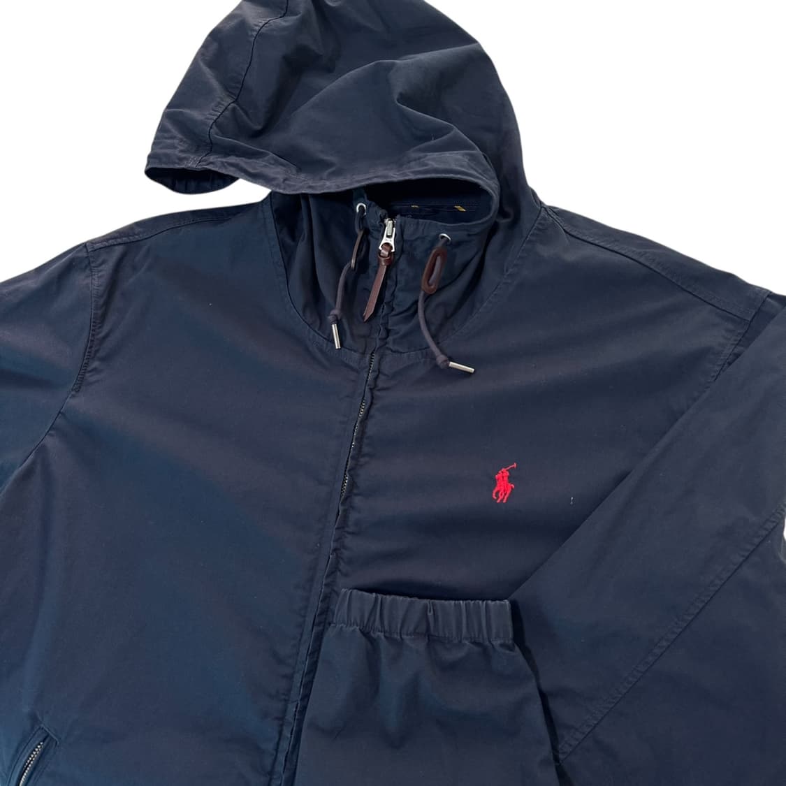 신형 QR라벨 폴로 랄플로렌 네이비 후드자켓 상품이미지3