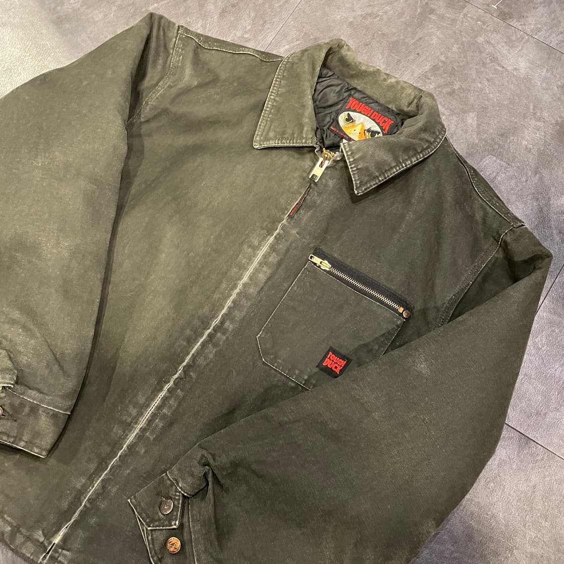[IM] VTG 카키 워싱 카라 워크자켓 상품이미지8