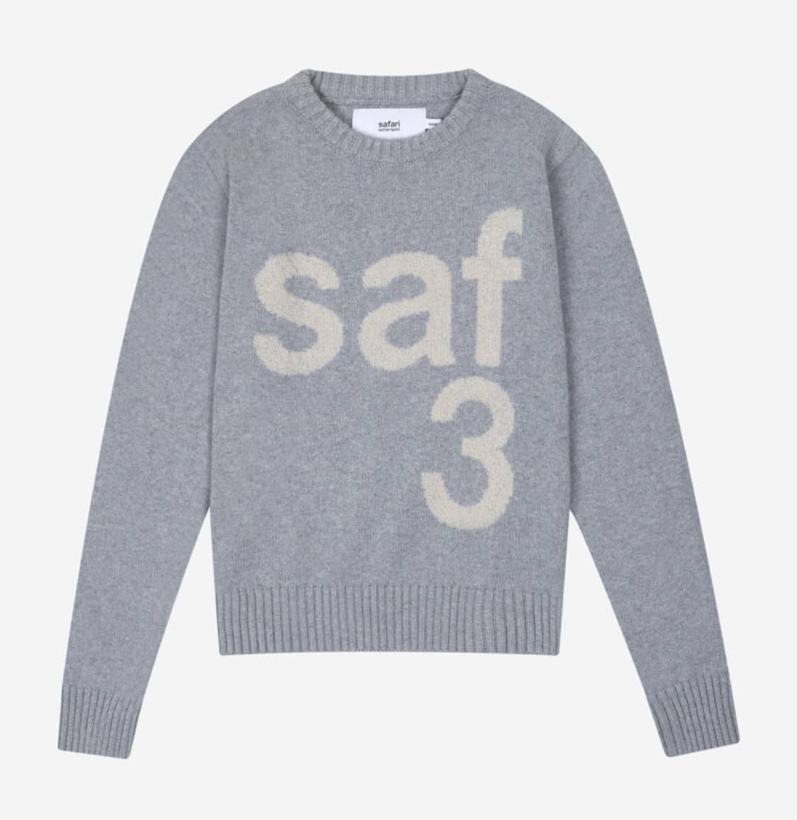 사파리스팟 니트 1/2 BASIC SAFARI KNIT (GRAY) 상품이미지1