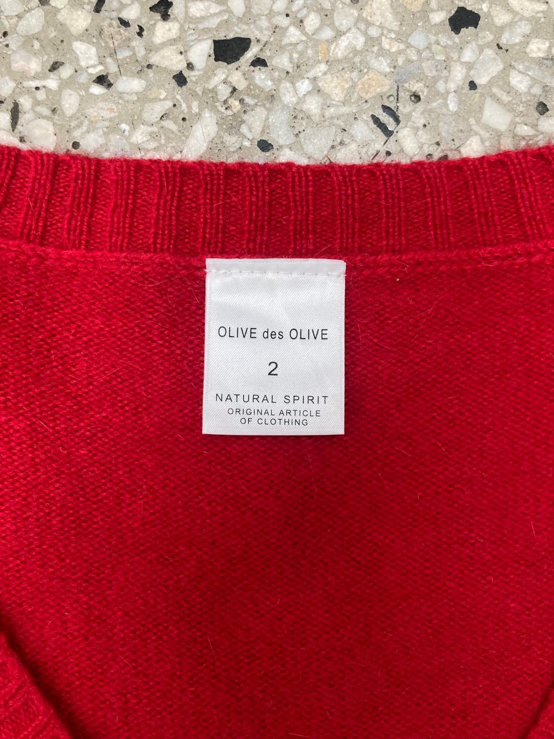 olive des olive 브이넥 니트 상품이미지4