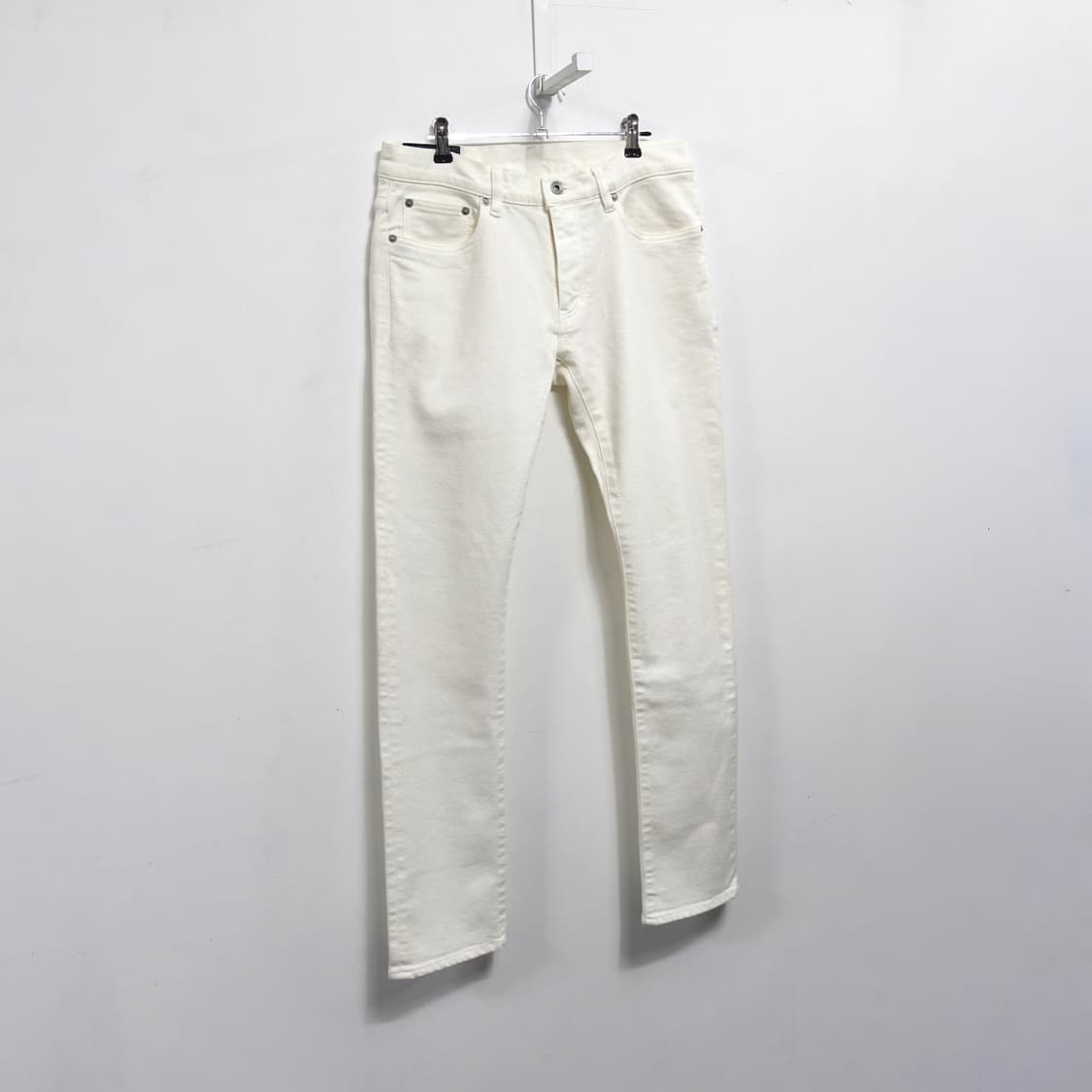 [30]ATTACHMENT 어태치먼트 가먼트다잉 아티잔 화이트 데님 팬츠 상품이미지3