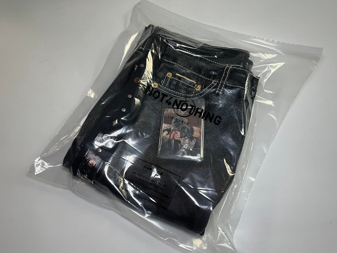 [OS] 빈티지 아카이브 이티스 사이드 젬스톤 모스 코드 데님 상품이미지5