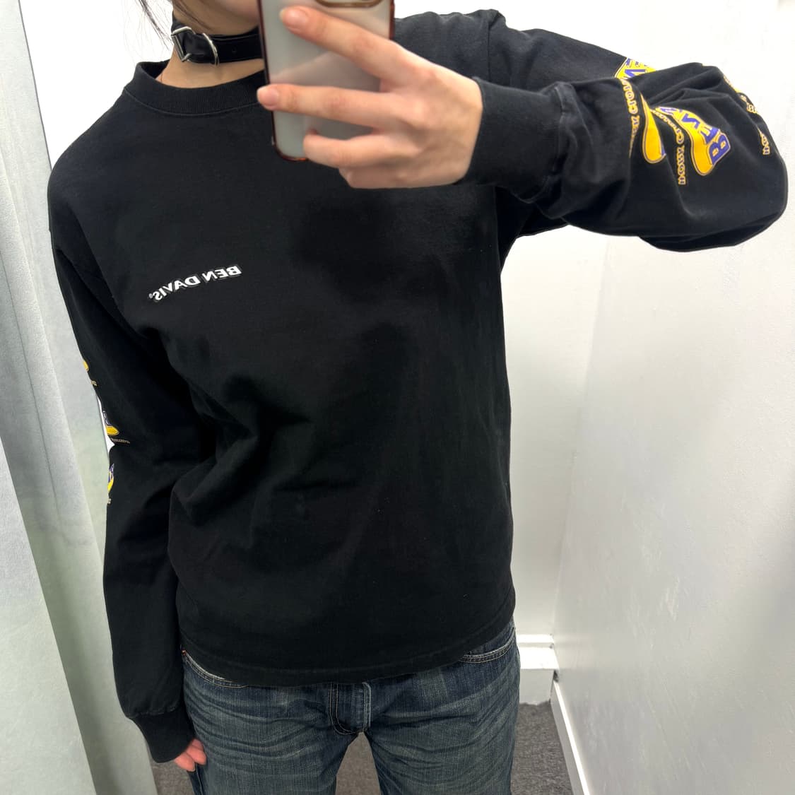 벤데이비스 블랙 로고 롱슬리브 상품이미지1