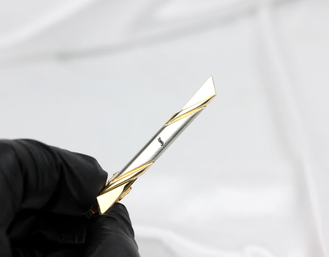 입생로랑 A-등급 5.6cm 남자 명품 넥타이핀 빈티지 상품이미지6