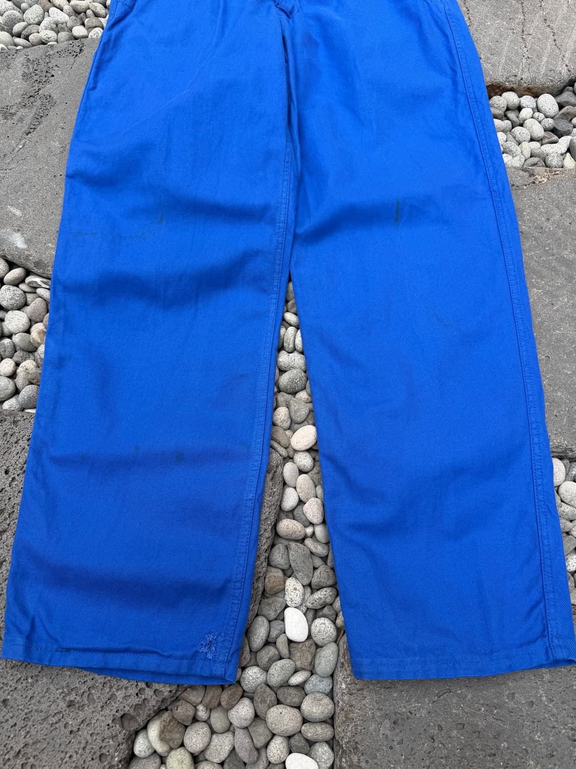 1970s VINTAGE WASHED WIDE 프렌치워크 와이드팬츠 상품이미지4