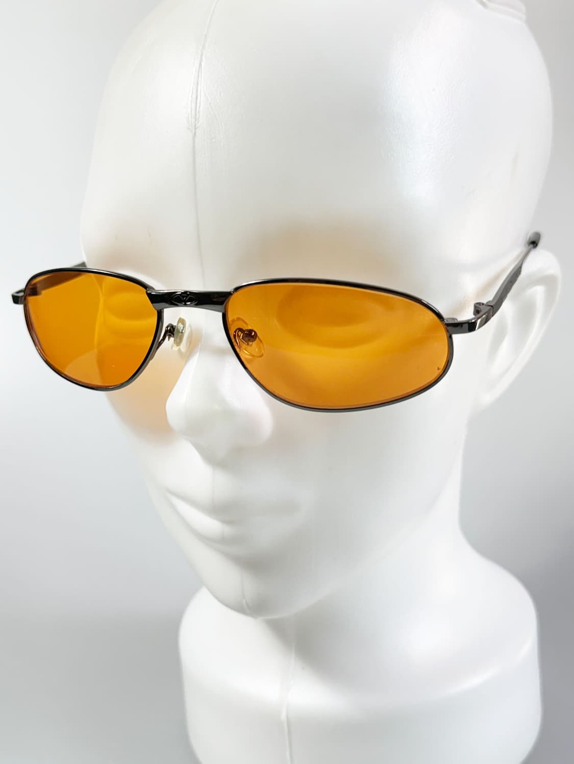 VOTE 슬림 오벌 메탈 프레임 빈티지 틴트 선글라스 상품이미지8