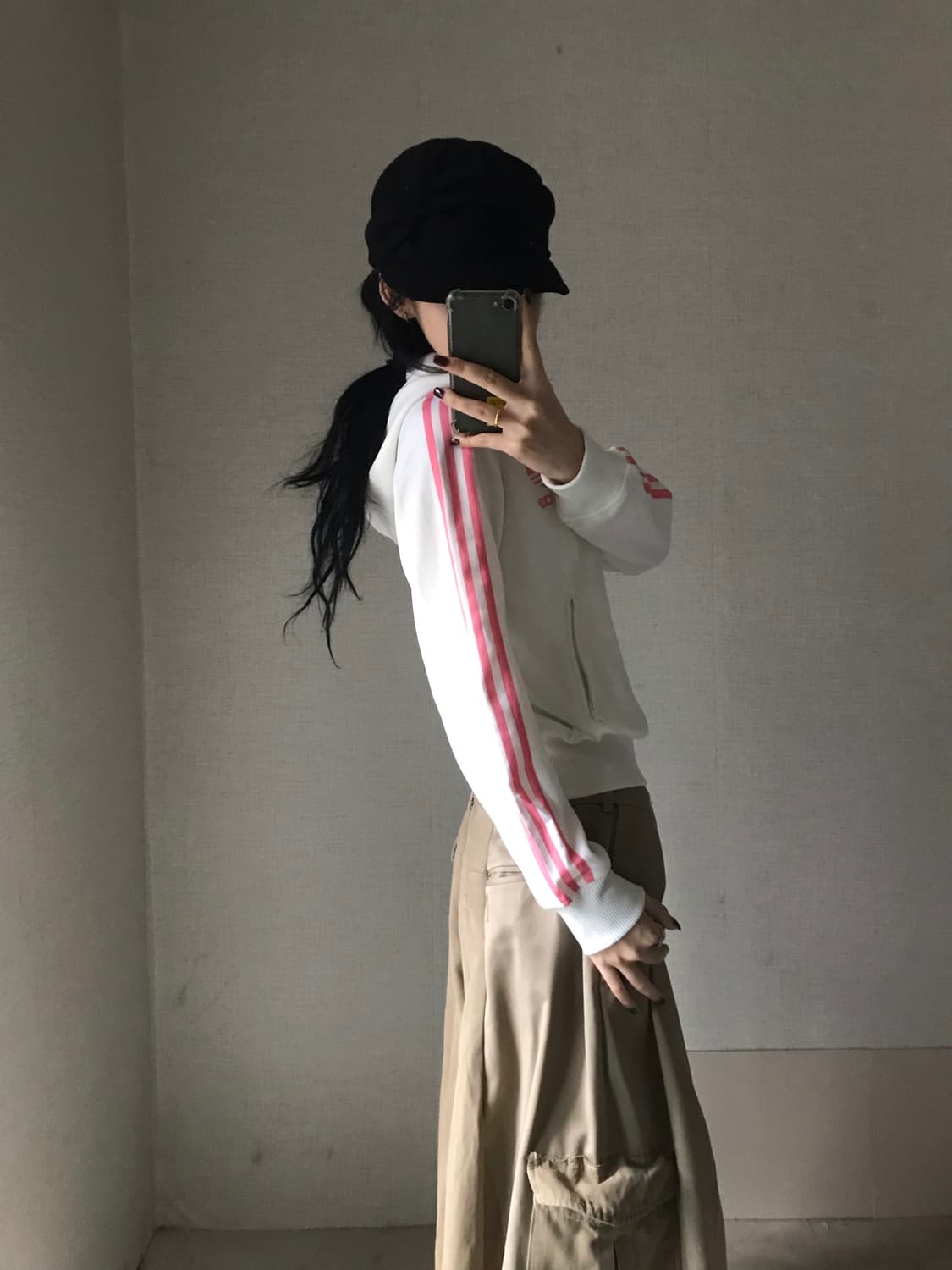 아디다스 00s 흰핑 플락 후드져지 상품이미지5