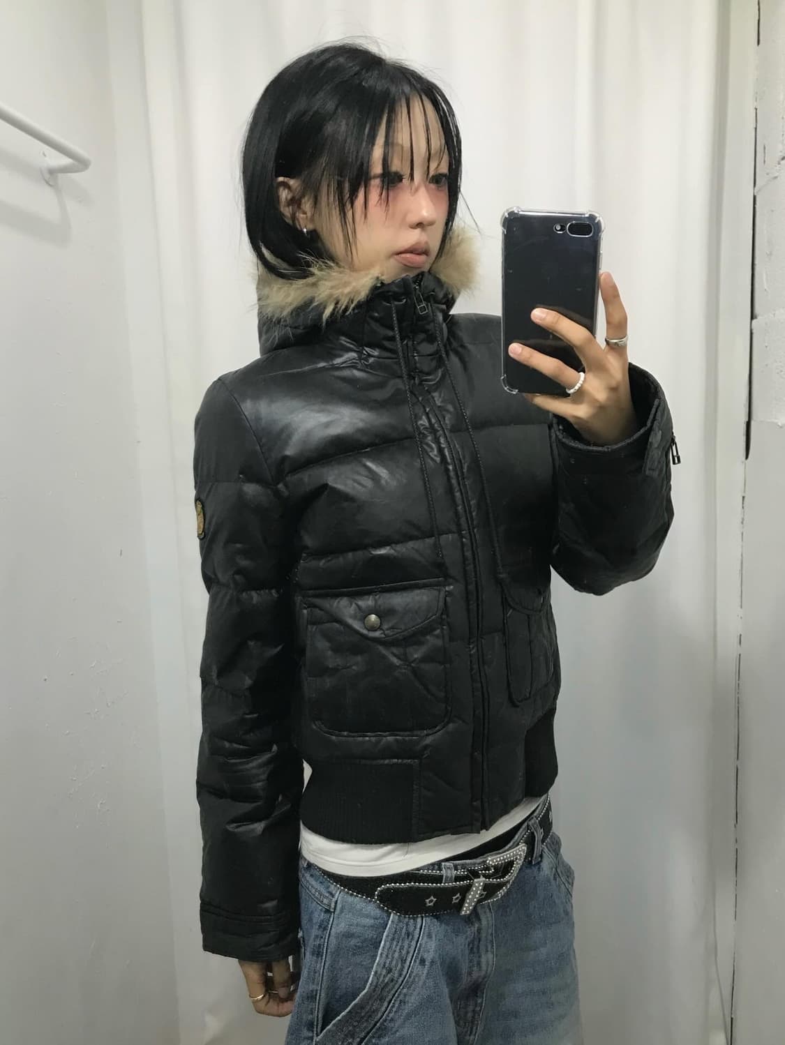 Burberry Nova Check Fur Padded JK 상품이미지5