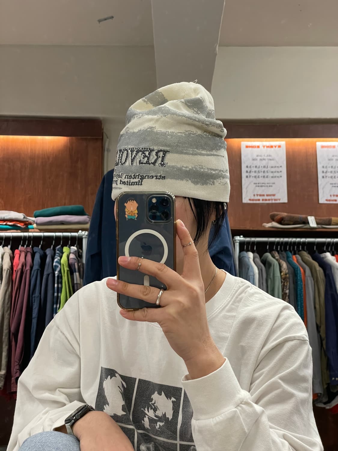 빈티지 Y2K 비니 상품이미지1