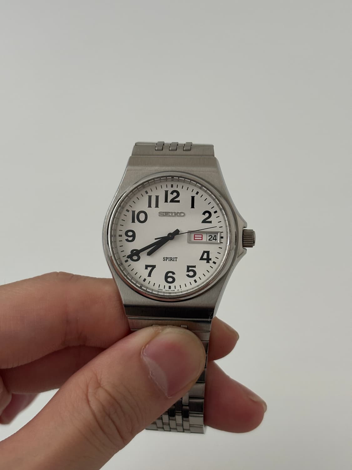 1990s Spirit Arabic Index Silver Quartz 상품이미지2