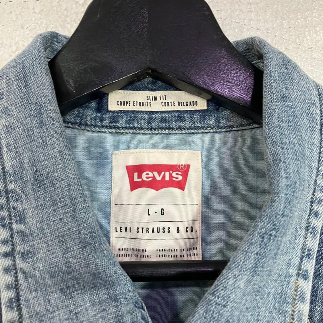 리바이스 워크 데님셔츠 상품이미지5