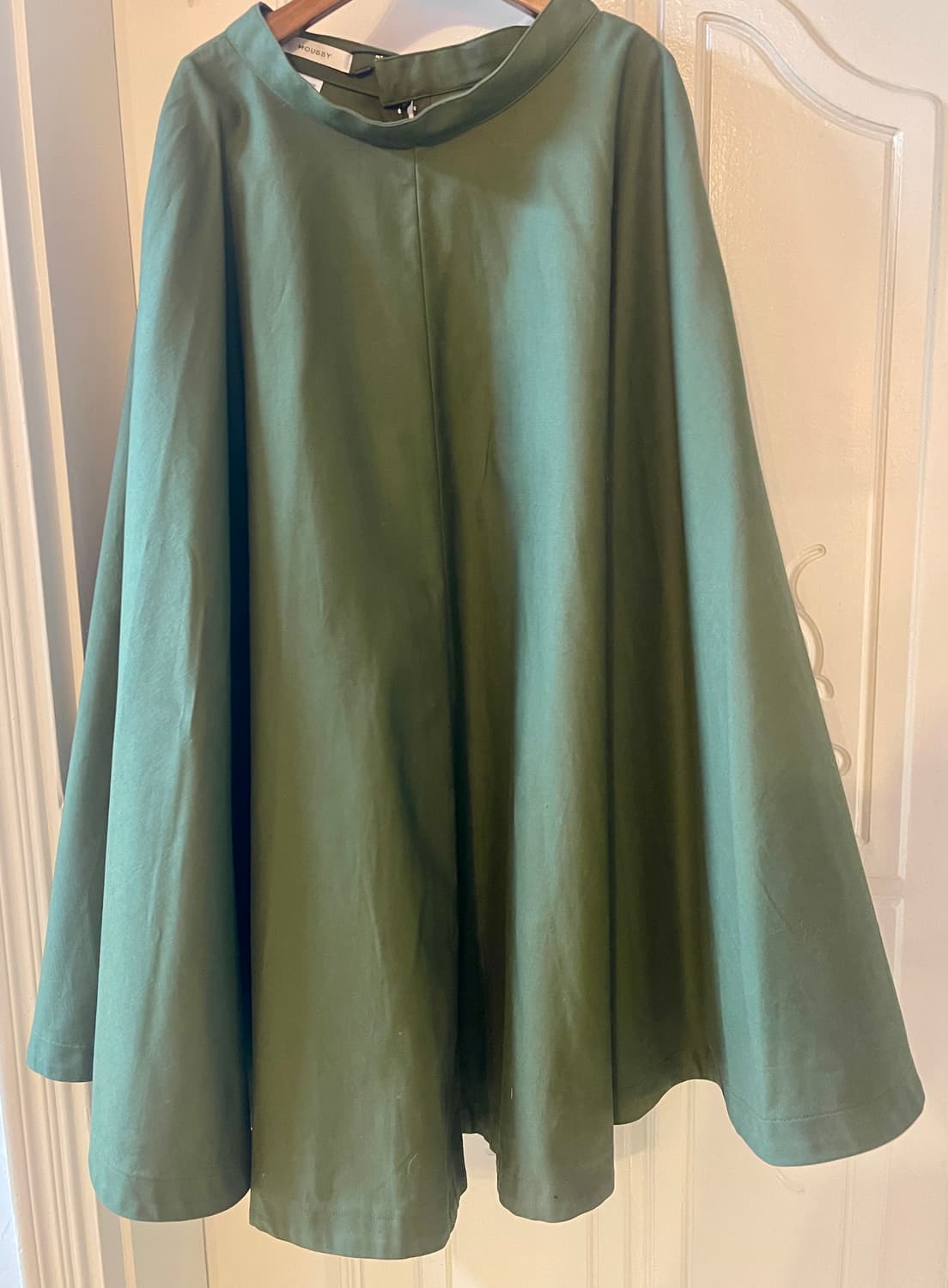 MOUSSY마우지하이웨이스트 코튼 플레어 롱 스커트 S사이즈 상품이미지1