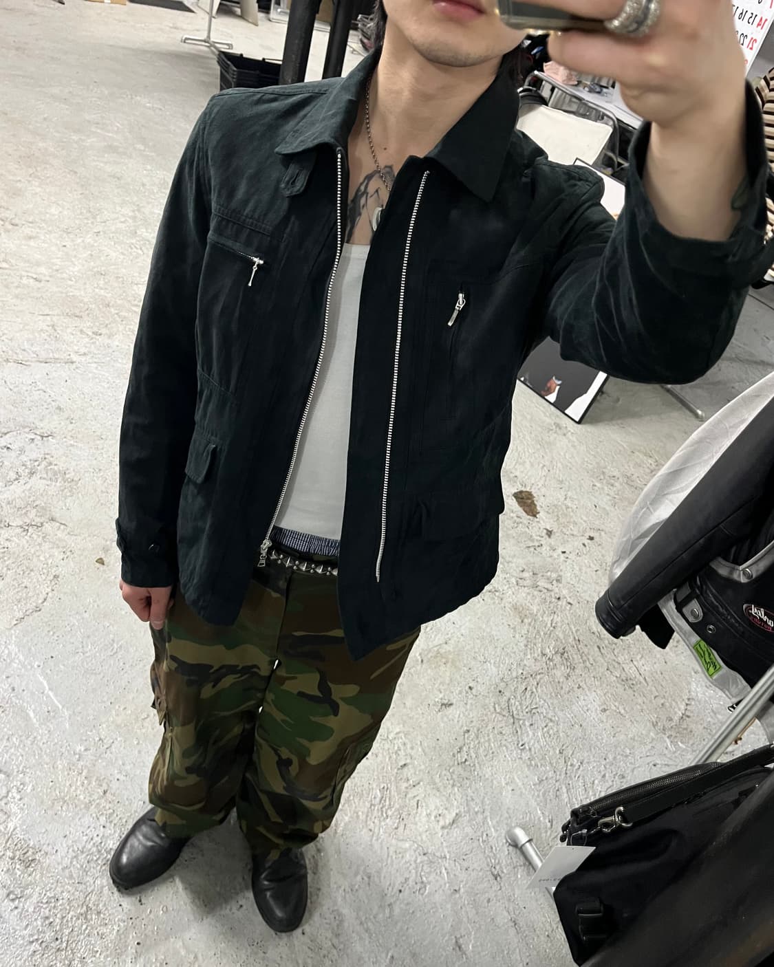 Comme ca ism work jacket 상품이미지3