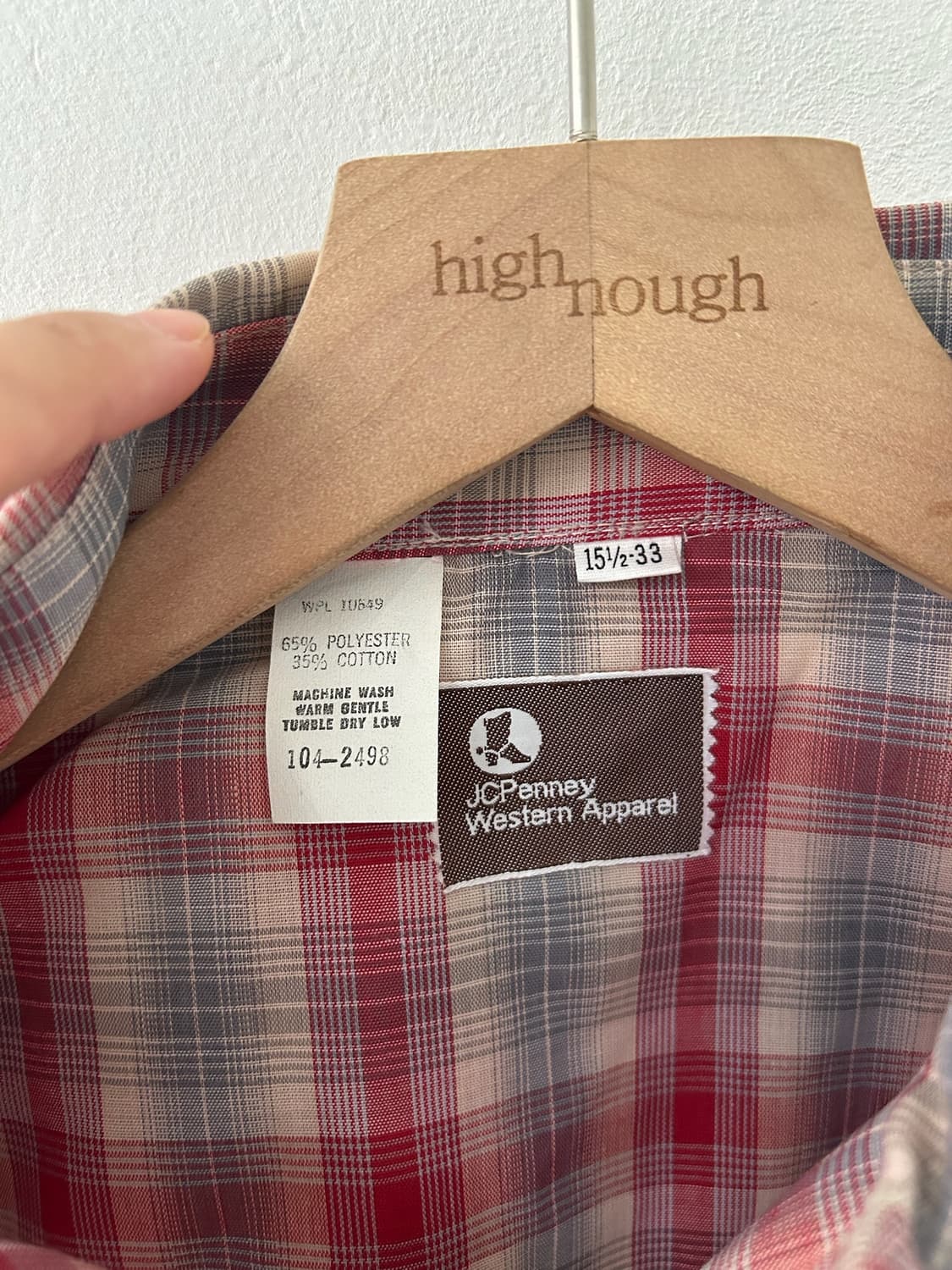 70's vtg JCpenny Western Apparel shirt. 상품이미지4
