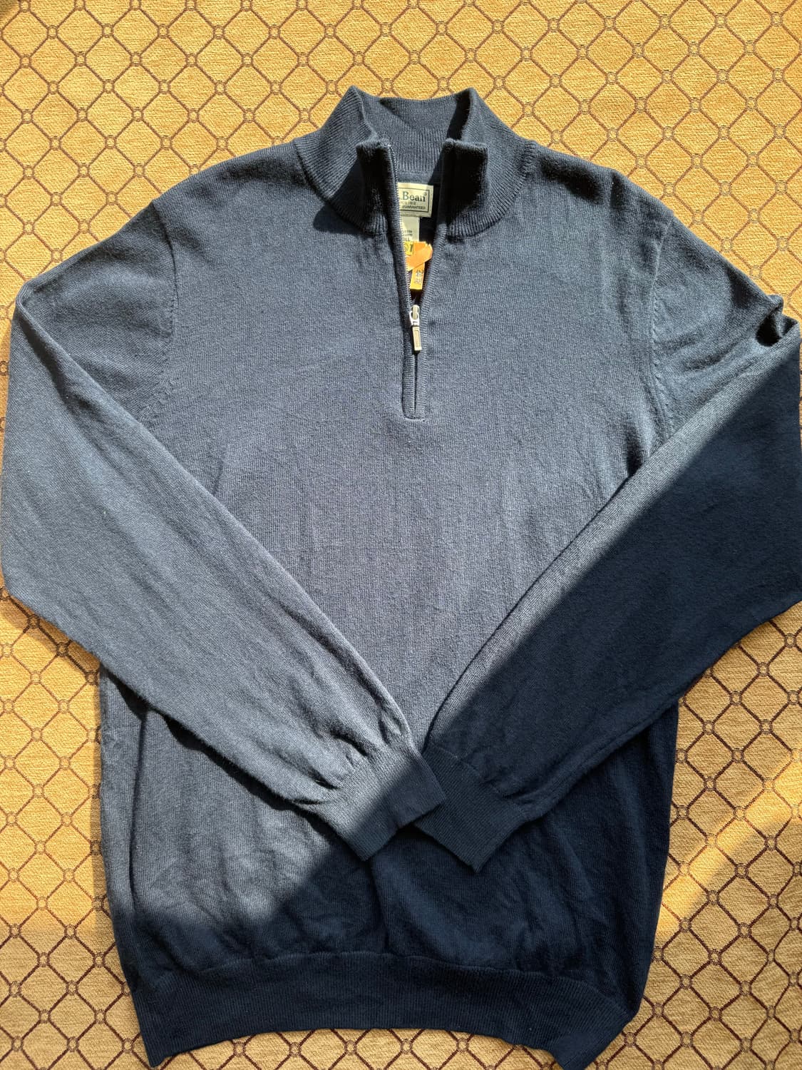 L.L.BEAN딥 네이비 집업 니트 상품이미지3