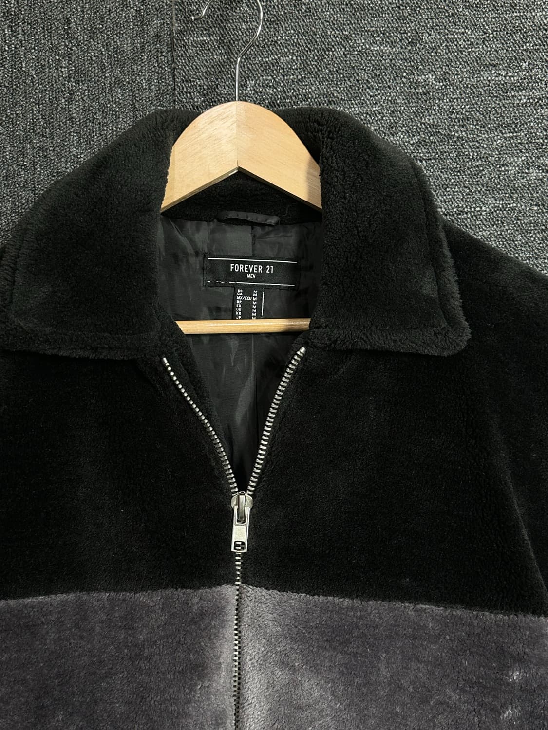 Forever 21 자켓 블랙/회색 상품이미지3