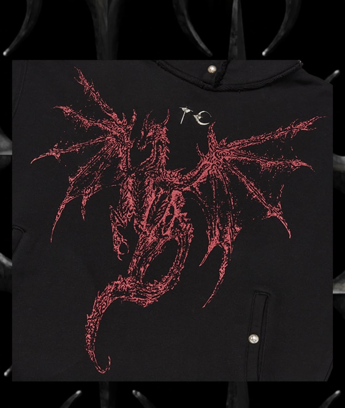 떠그클럽 드래곤 후드 상품이미지4