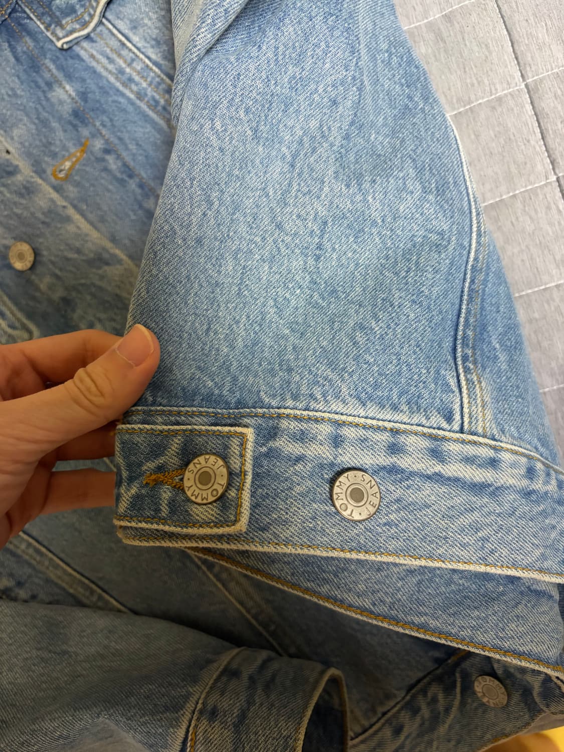 Tommy Jeans 백로고 청자켓 사이즈 L(105) 상품이미지4