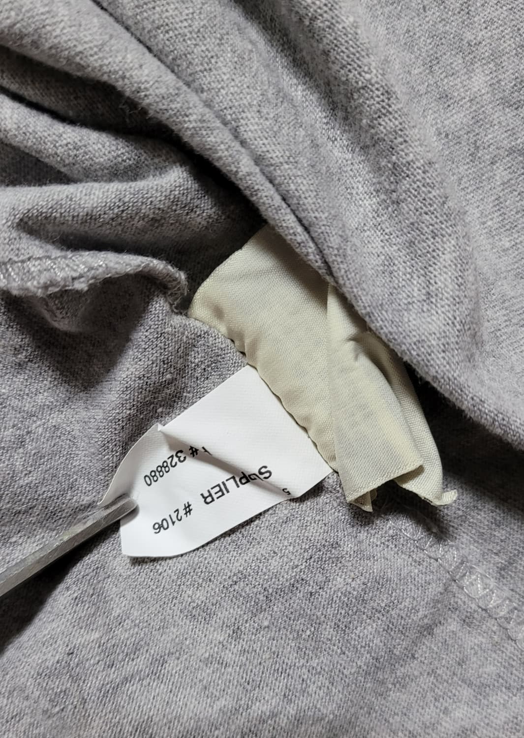 (새상품)데님앤서플라이 남성용 자수 그레이 반팔티셔츠(XL) 상품이미지8