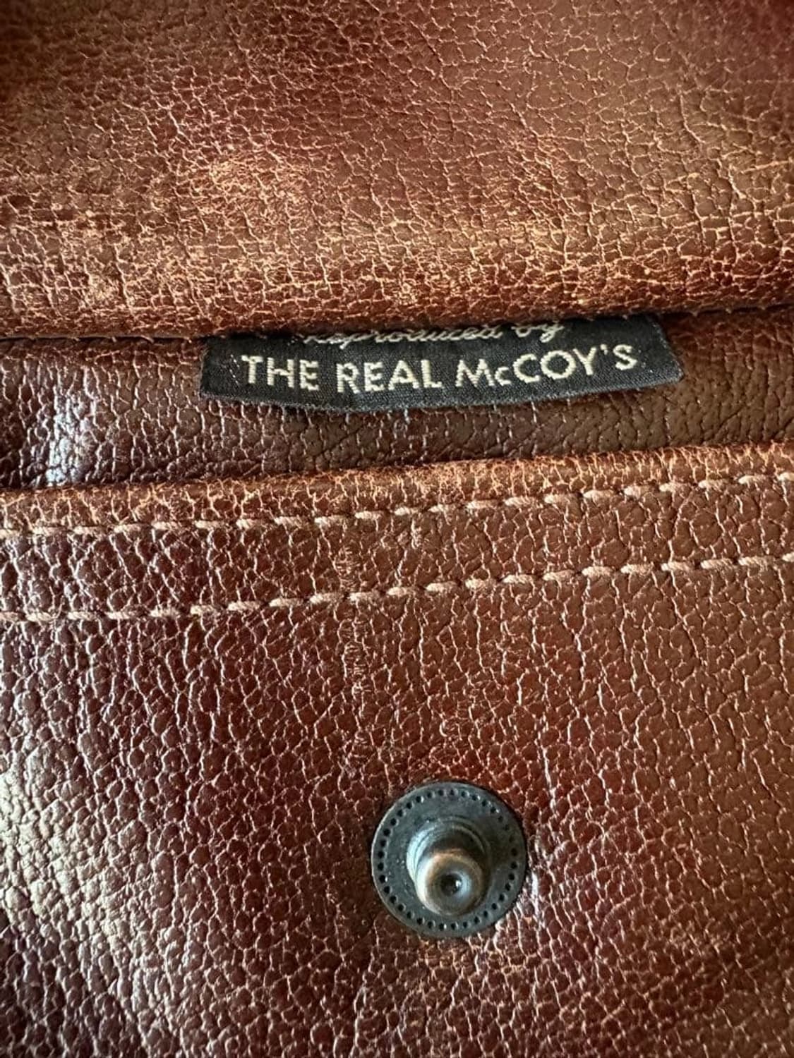 더 리얼 맥코이 A-2 타입 가죽 재킷 상품이미지8