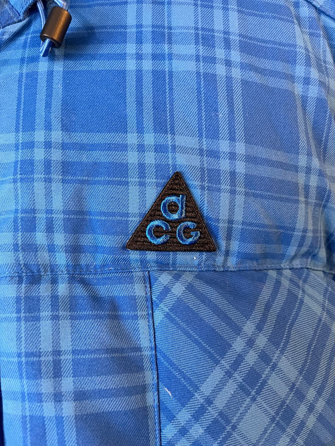 나이키 ACG 구스다운 패딩 재킷 블루 플래드 상품이미지3