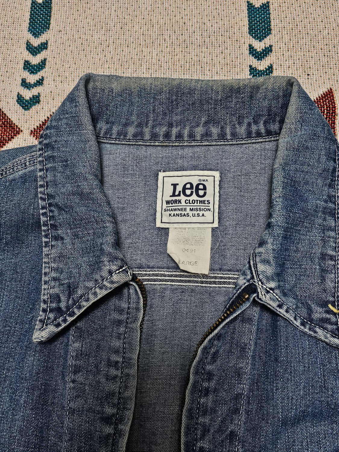 80's Lee 91b 자켓 L사이즈 상품이미지2