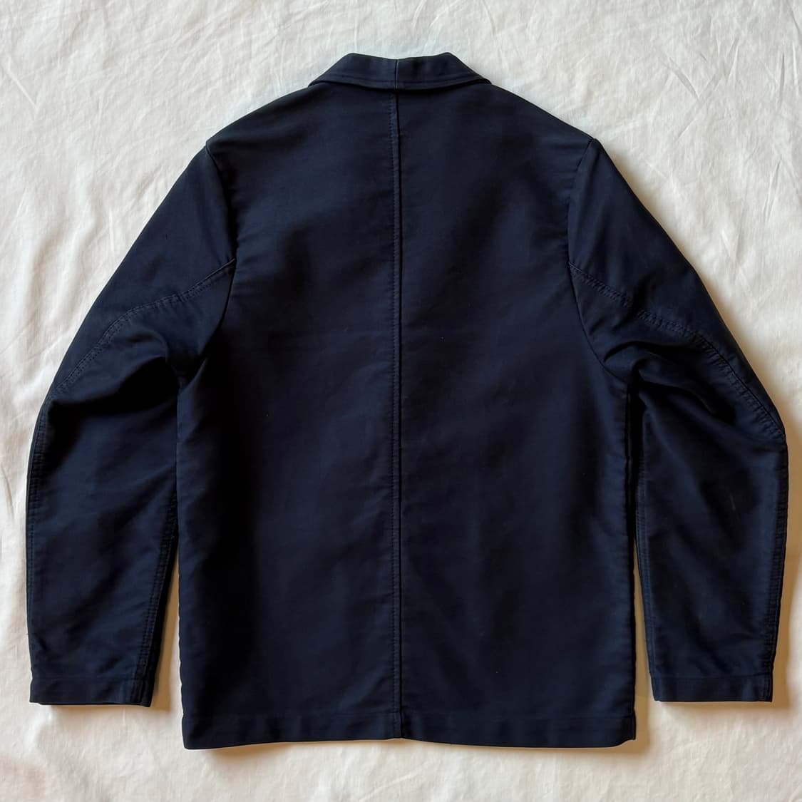 [44-44반] FRANCE 프렌치 블랙 헤비 몰스킨 자켓 상품이미지8