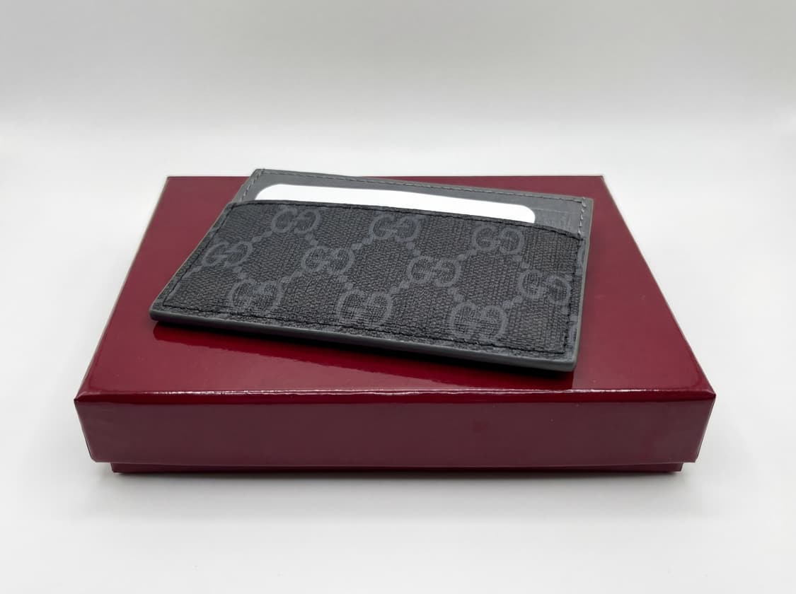구찌 GG 블랙 카드지갑(새상품) 상품이미지4