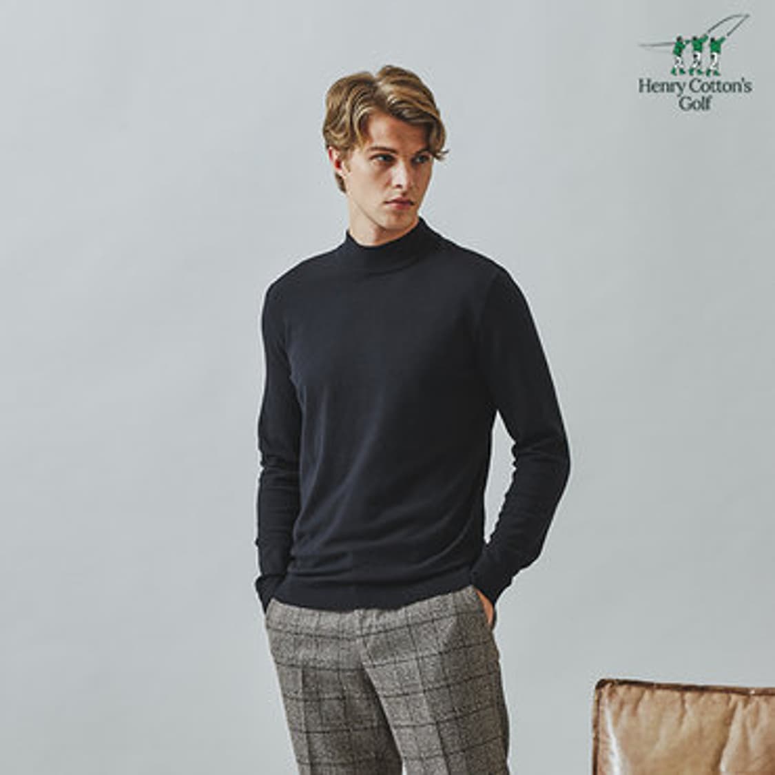 새옷 헨리코튼 골프 소프트터치 모크넥 니트 상품이미지7