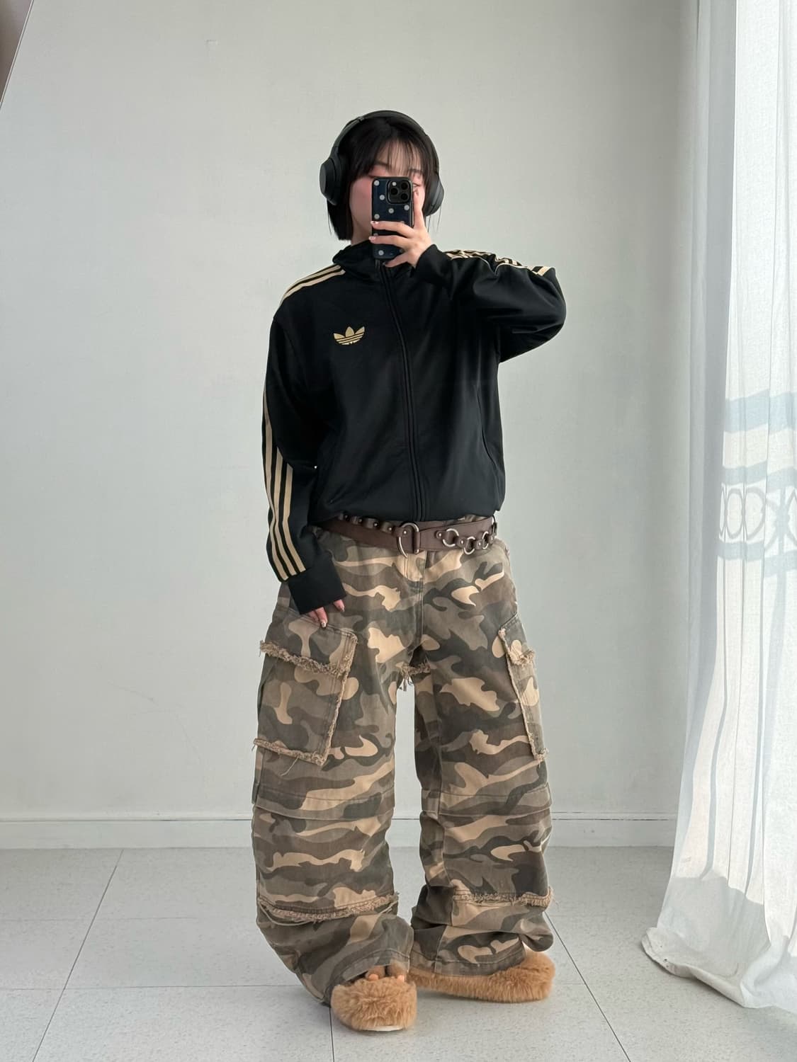 빈티지 카모 데미지 카고팬츠 상품이미지6