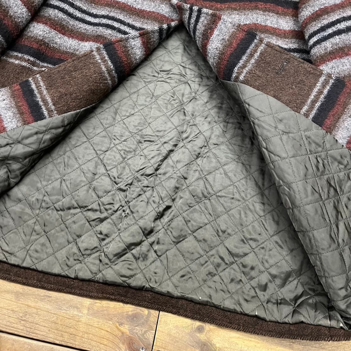 빈티지 커용커 울 양털 누빔 자켓  상품이미지3