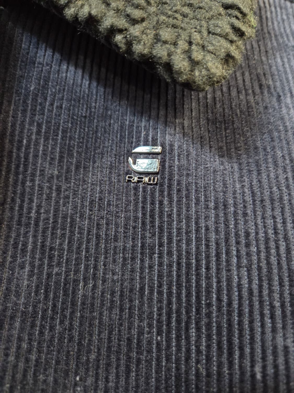 G-STAR RAW 코듀로이 칼라 코트 네이비(XS)택없음 상품이미지3