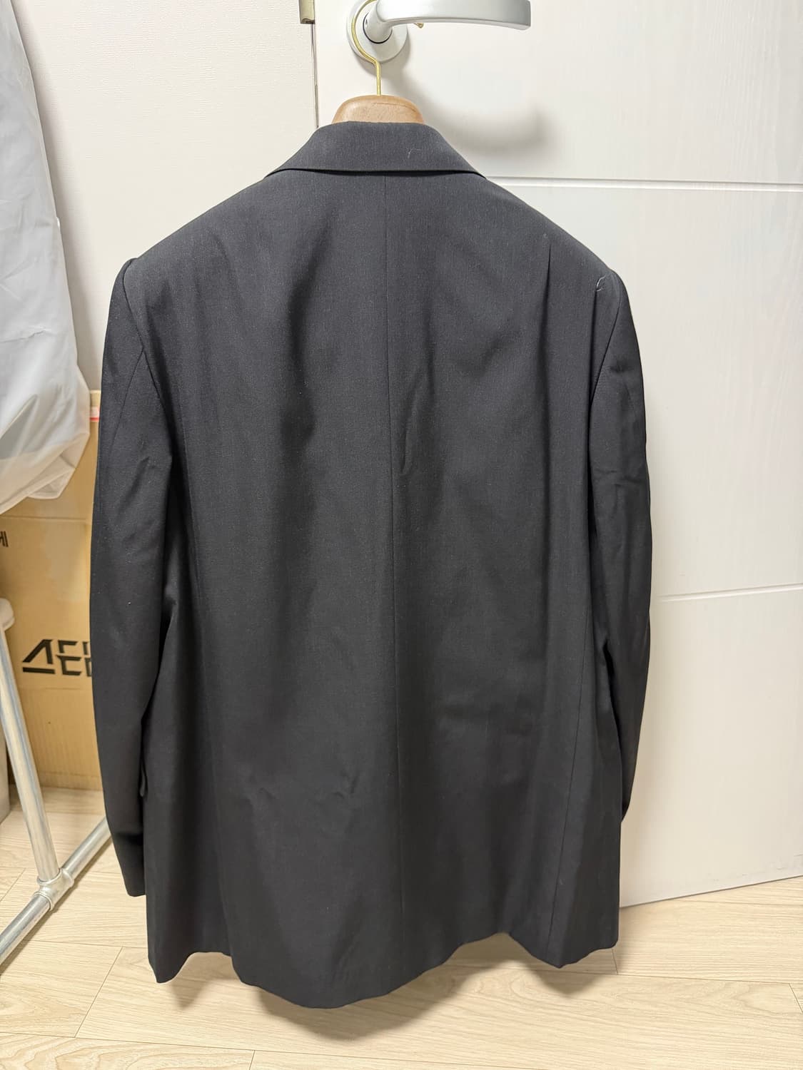 26ss Auralee 오라리 라이트 울 맥스 개버딘 자켓 4 탑 블랙 상품이미지3