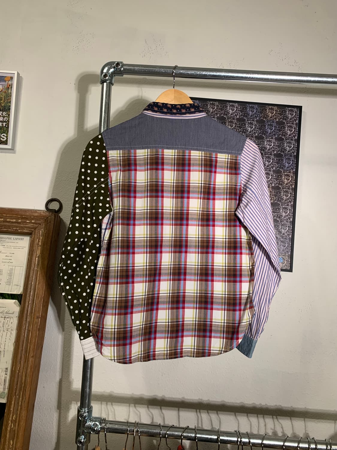 빔즈보이 크레이지 패턴 패크워크 셔츠 상품이미지7