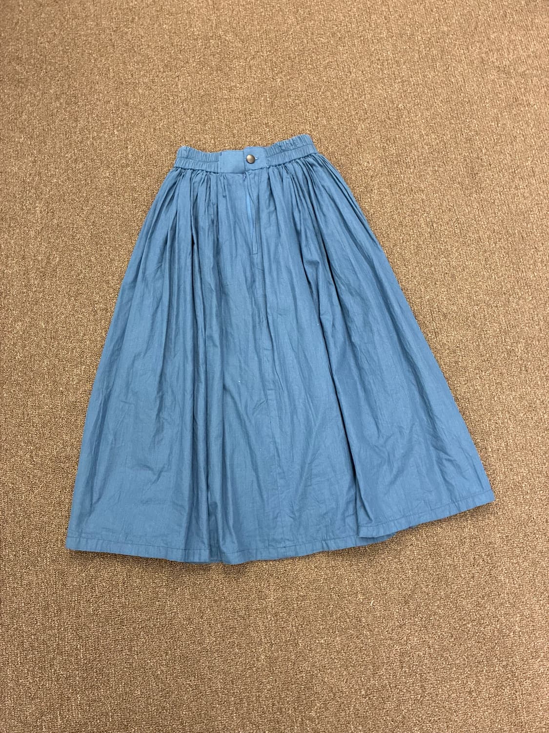 M)Japanese vintage 여성 레이스업 시폰 롱스커트 상품이미지5