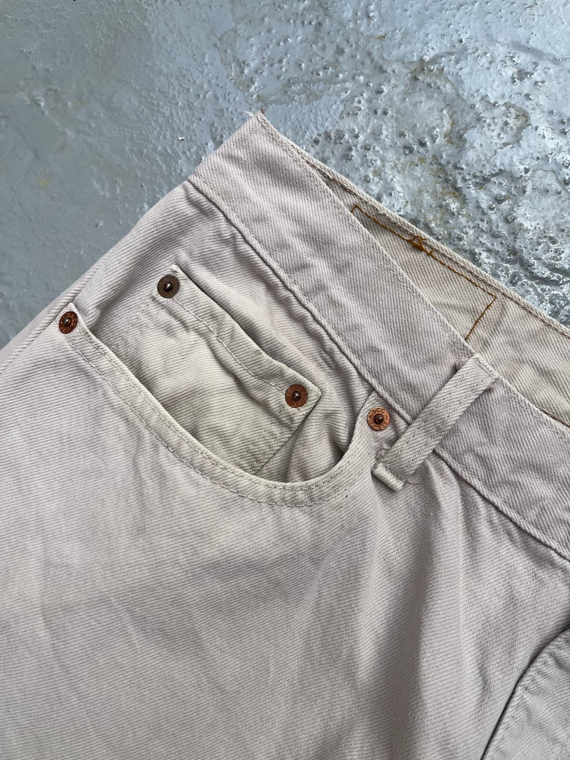 1990s Levis 616-02 Beige Jeans 상품이미지7