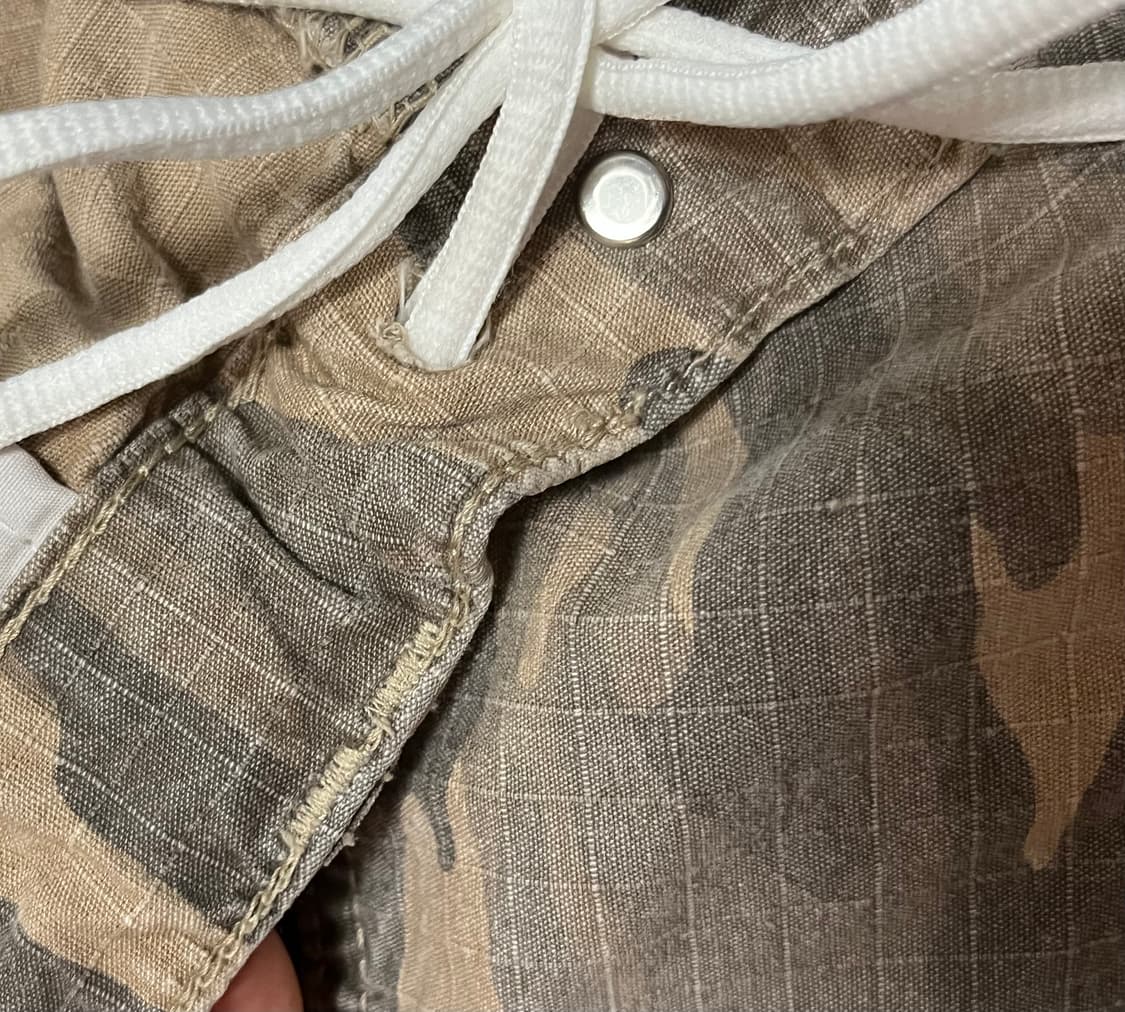 yeel leey 카모팬츠 카고스트랩팬츠 베이지 상품이미지6