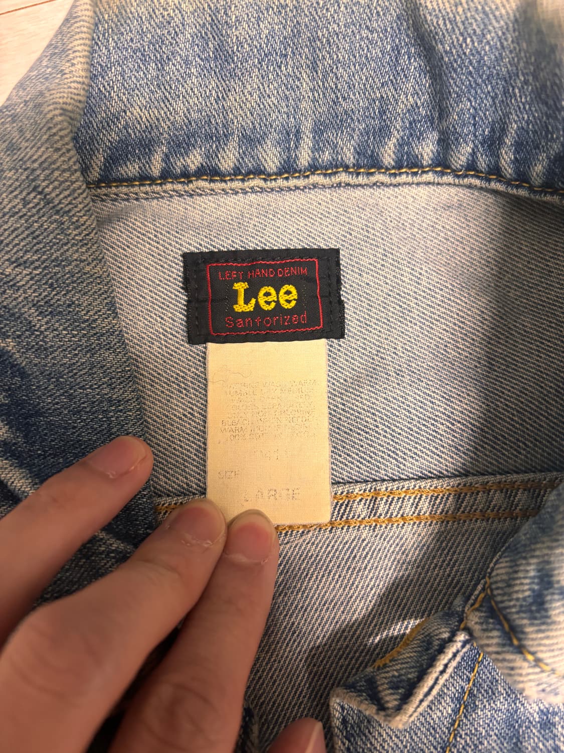 (Lsize) lee lot271 오리지널 데님자켓 상품이미지2