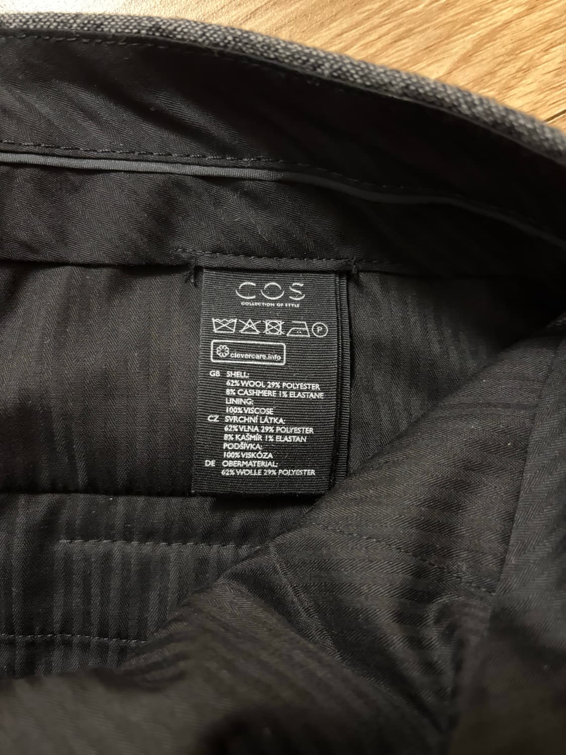 [48] 코스 울 헤링본 수트 그레이 상품이미지10