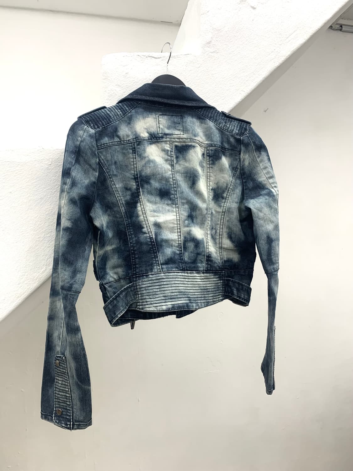 Ice bleached denim rider jacket  상품이미지8