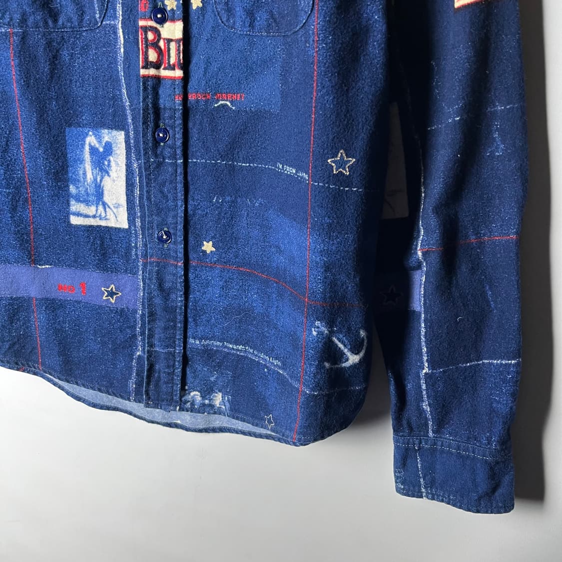 [Blue Blue Japan] 블루블루 재팬 리워크 셔츠 상품이미지4