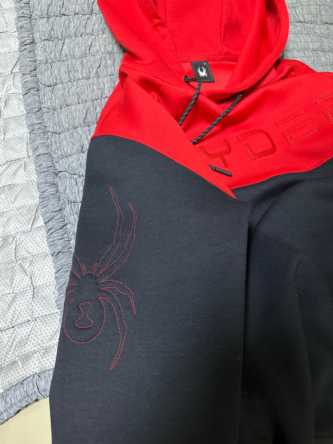 스파이더 레드/블랙 후드티 상품이미지6