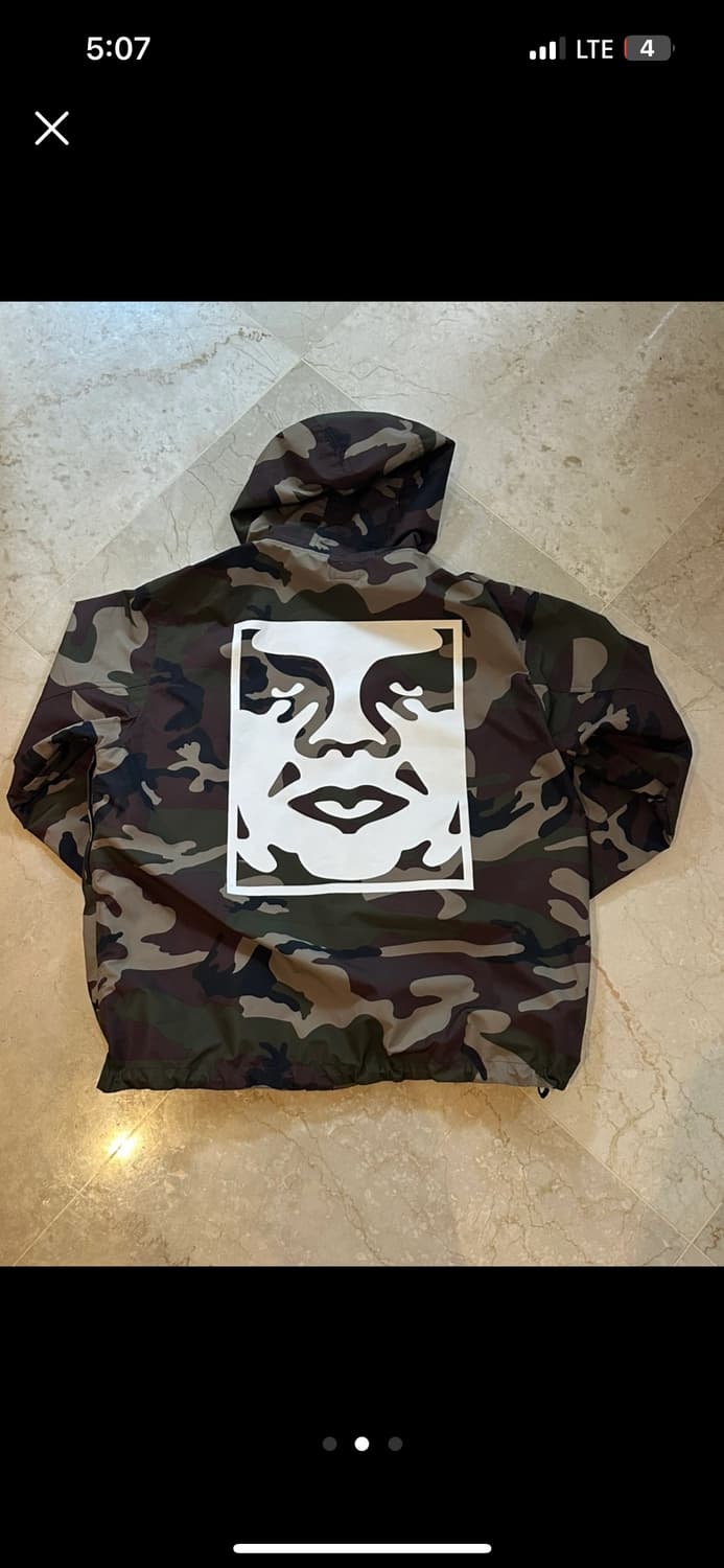 오베이 카모 바람막이 2XL 상품이미지2