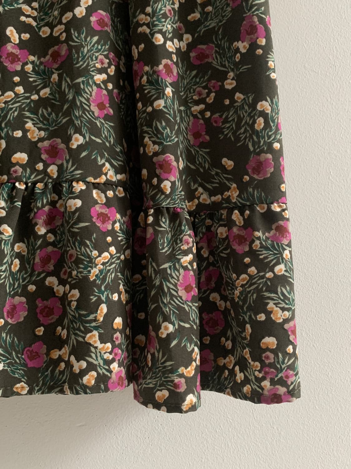 Flower Shirts Dress(Khaki) 상품이미지8