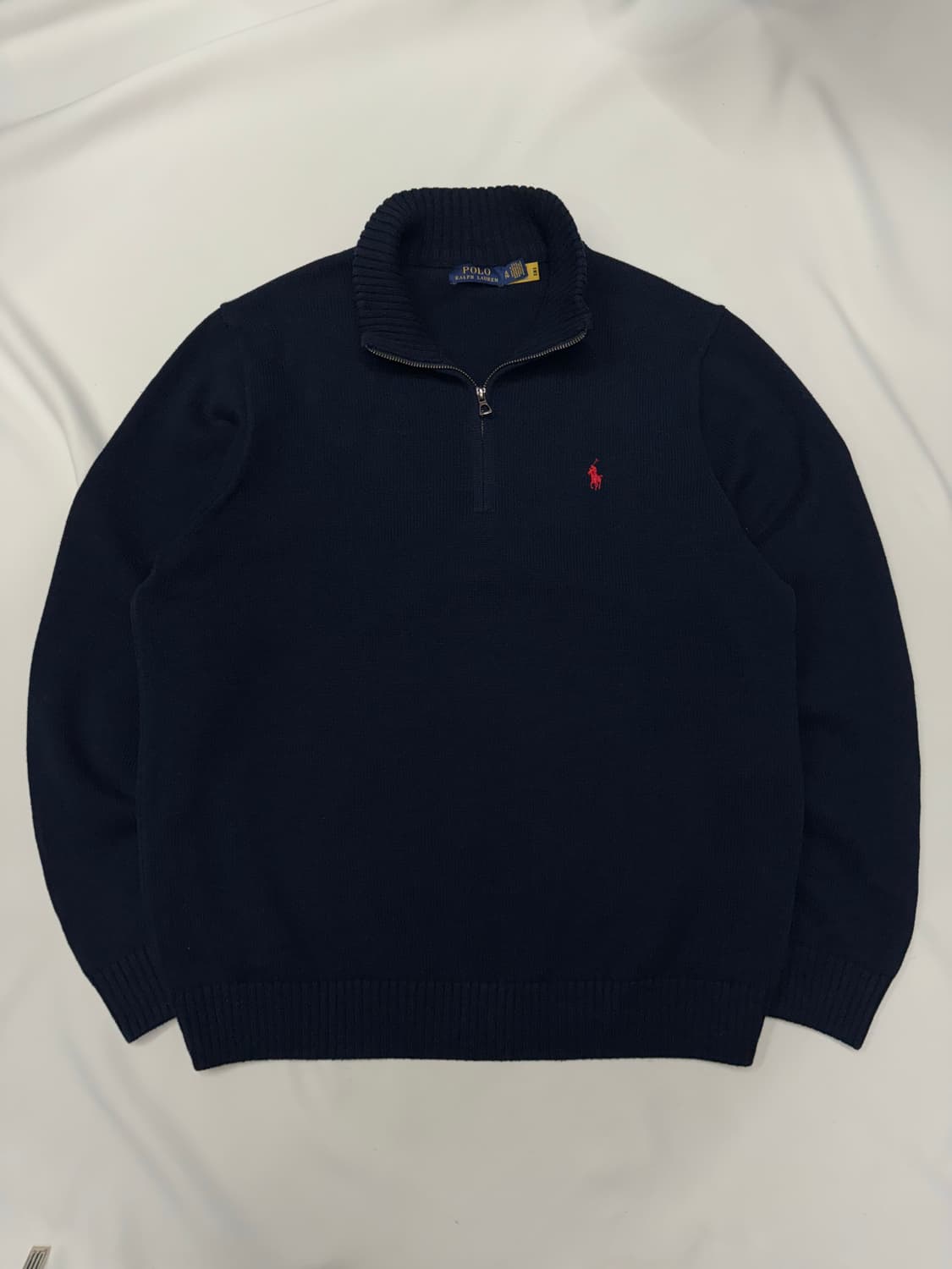 폴로 랄프로렌 코튼 반집업 니트 상품이미지2