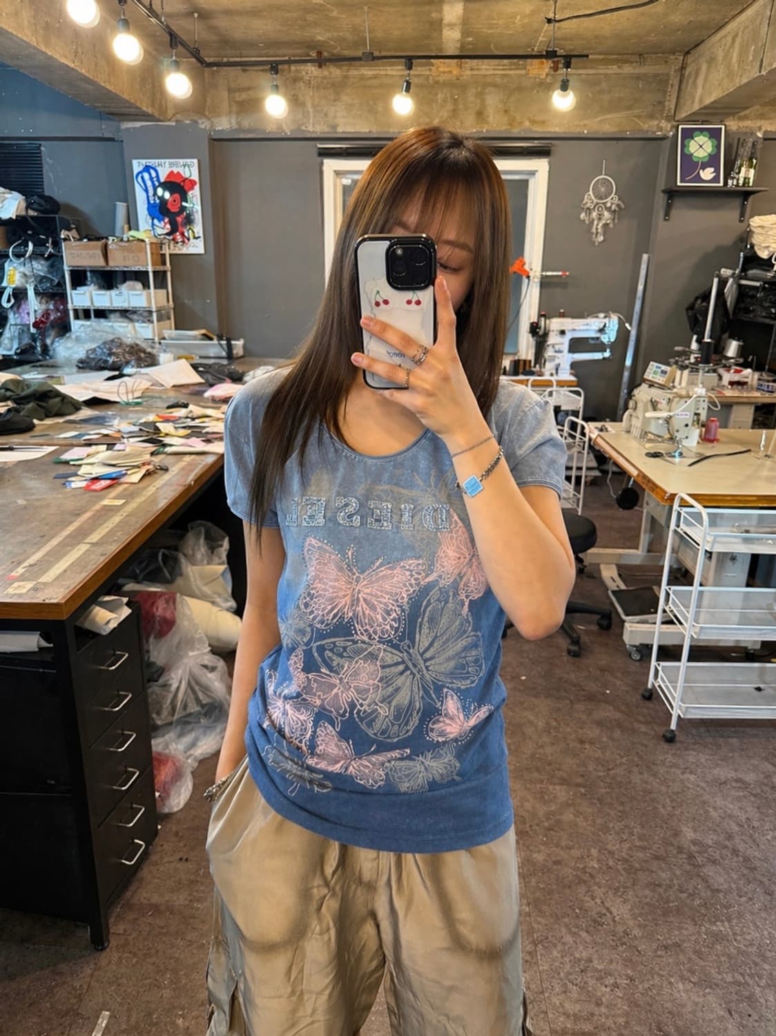 Diesel Butterfly Gradient Tee 상품이미지4