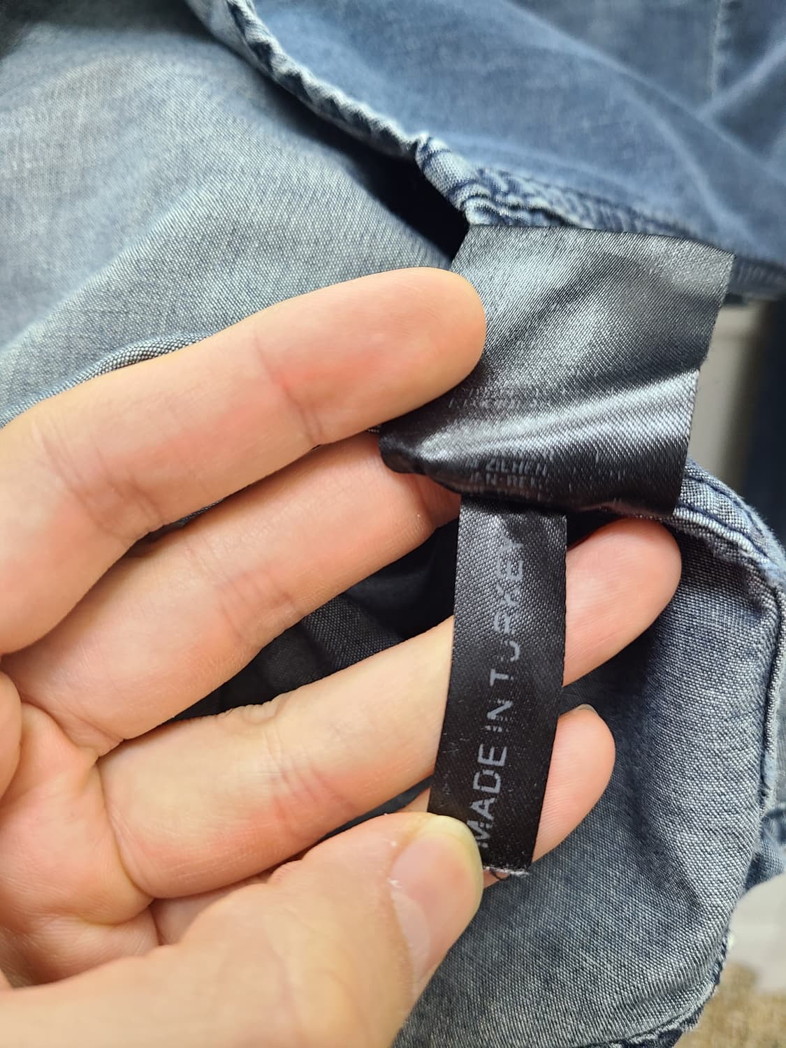 필립플레인 레더 포켓 데님 셔츠 상품이미지6