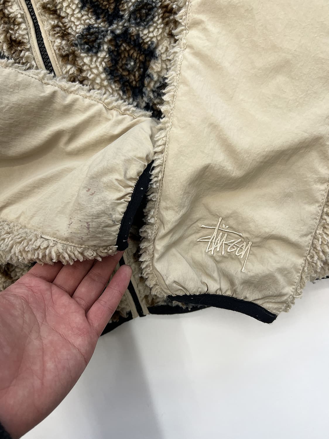 스투시 x 노마티디 후리스 상품이미지5