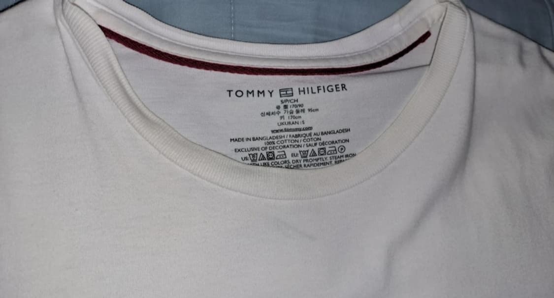 타미힐피거 오버핏 반팔티 S 상품이미지2