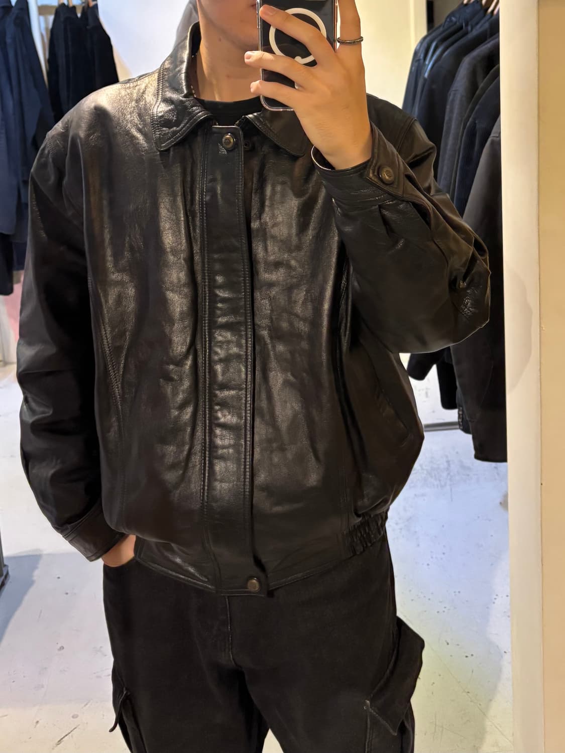 빈티지 가죽자켓 상품이미지1